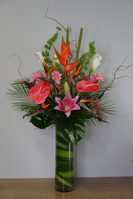 Tropical Blooms from Metropolitan Plant & Flower Exchange, local NJ florist